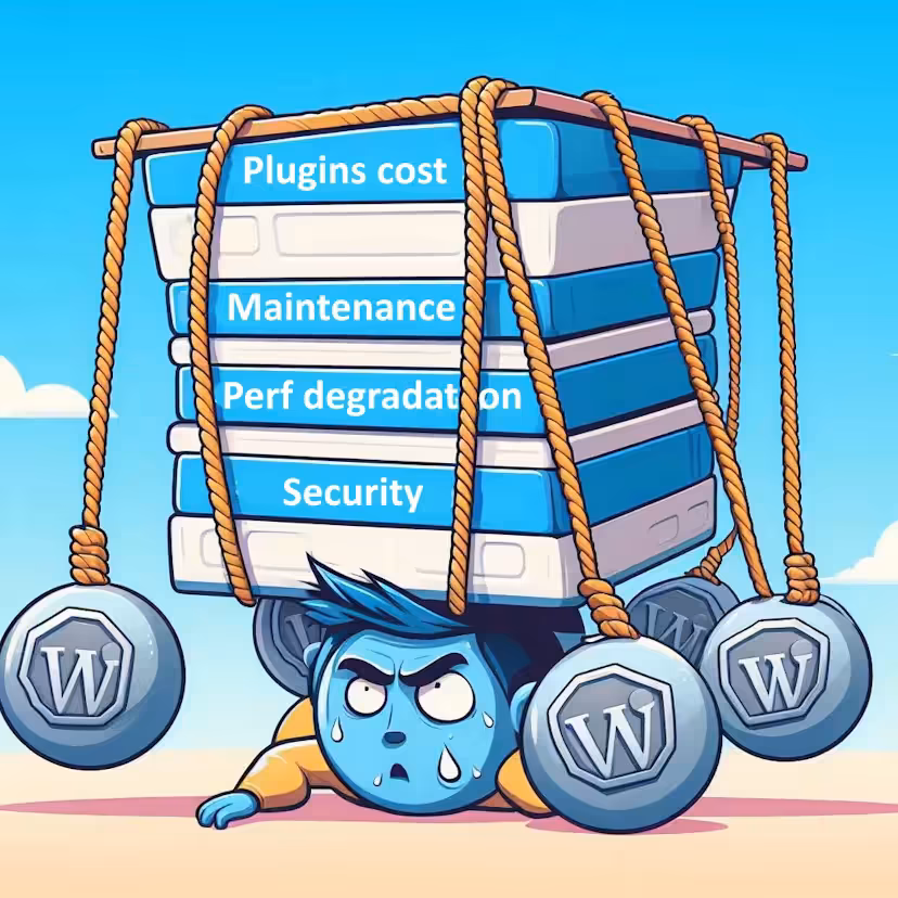 WordPress drawbacks